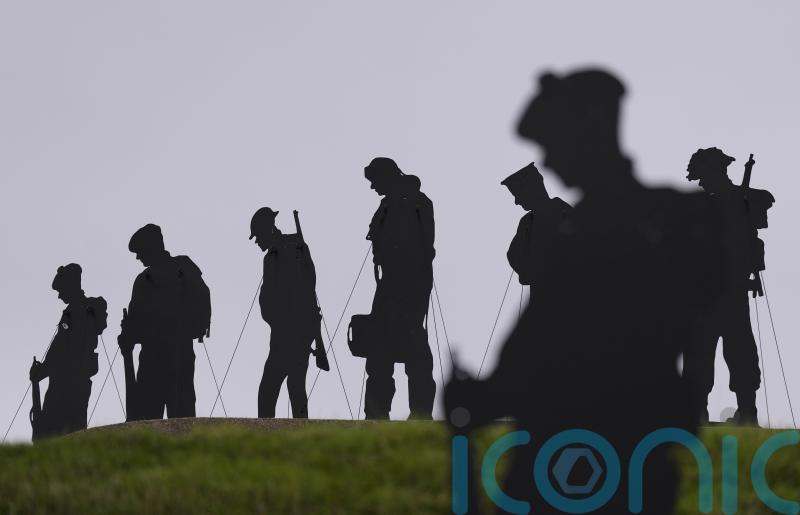 British D-Day heroes commemorated with installation of 1,475 silhouettes