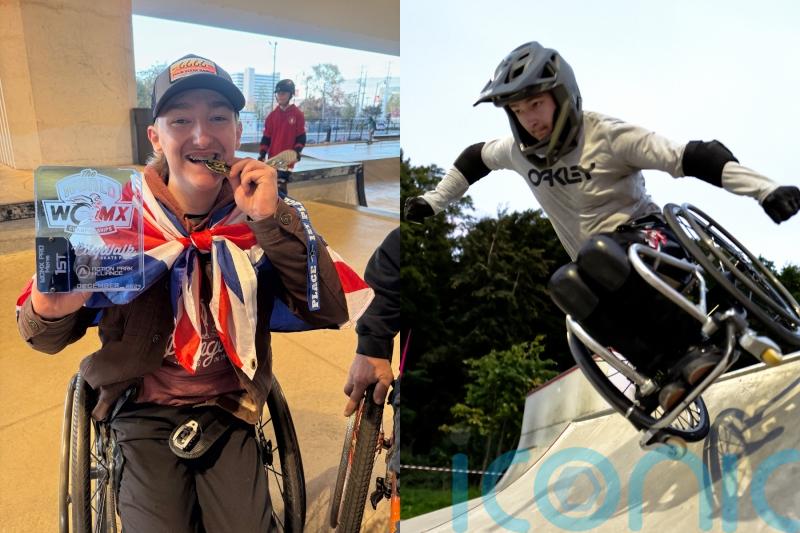 Three-time wheelchair motocross champion, 17, says sport has given him his ‘life back’ and now hopes to inspire others
