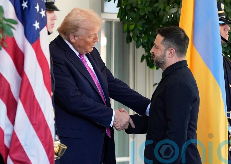 Trump and Zelensky hold talks, as US leader signals hesitancy over Tomahawks