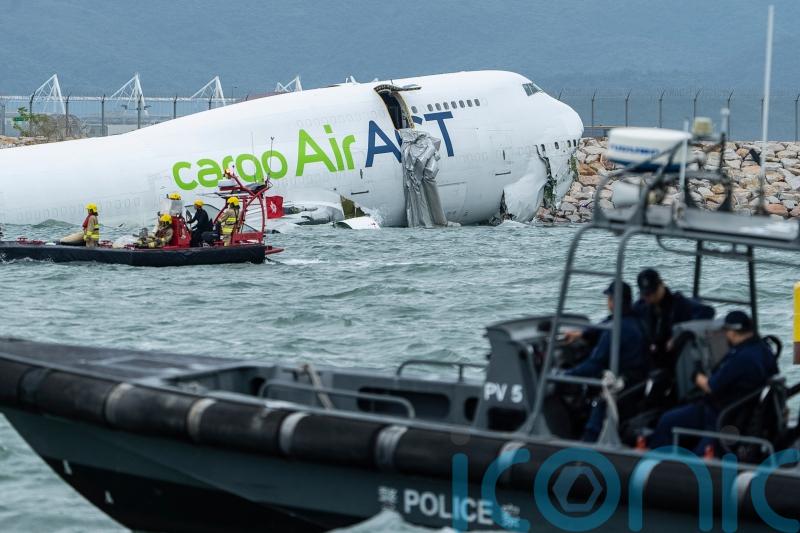 Two killed after plane falls into sea off Hong Kong runway