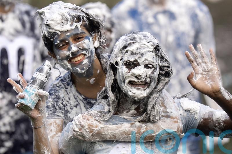 In Pictures: There’s no place like foam for St Andrews students on Raisin Monday