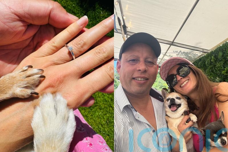 Woman says her dog’s ‘sixth sense’ helped her find her fiance and pup gave ‘blessing’ to get engaged
