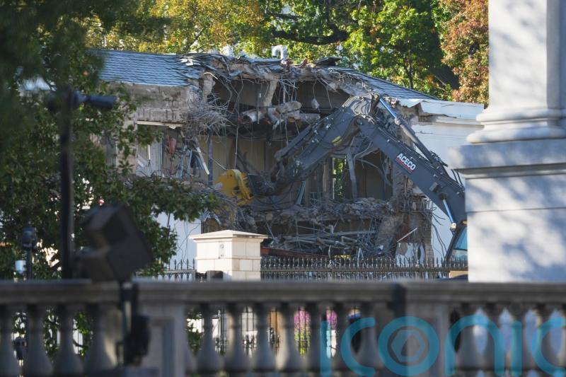 White House starts demolishing part of the East Wing to build Trump’s ballroom