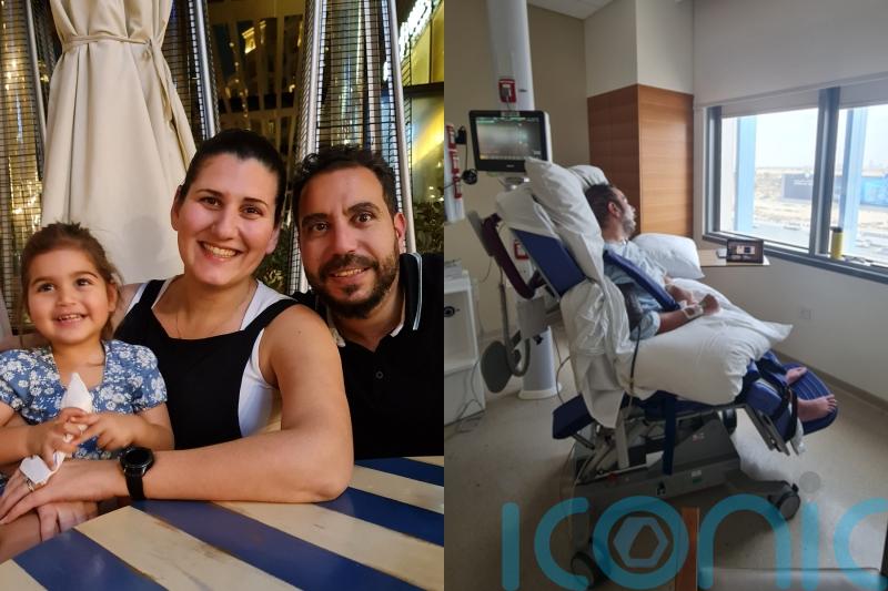 ‘How do you mourn the living?’ – Woman’s husband has rare stroke causing brain damage after removal of ruptured cyst