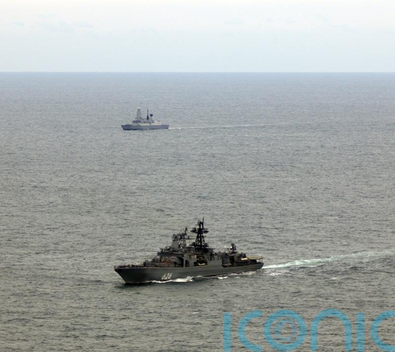 Royal Navy destroyer shadows Russian warship in English Channel