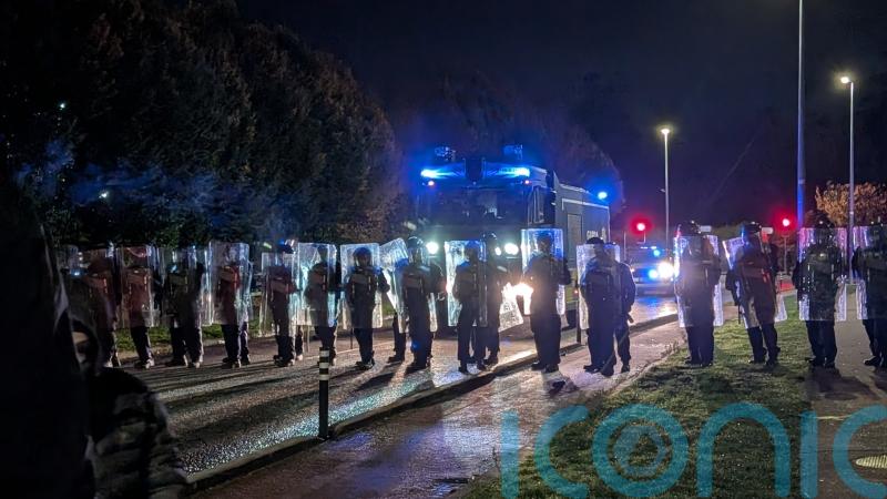 Garda Commissioner pledges ‘robust response’ to any further disorder near hotel