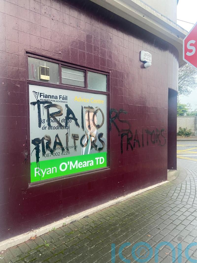 Kilkenny TD says graffiti on office is an ‘attempt to intimidate me and my team’
