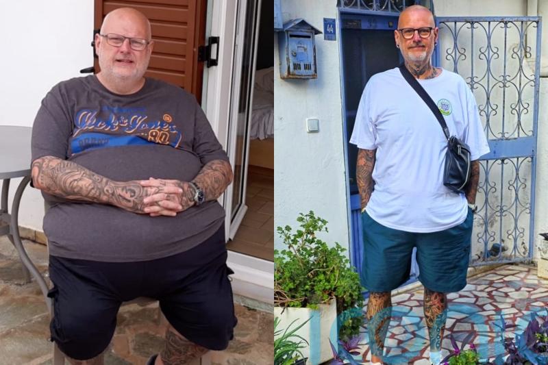 30-stone dad who used to spend £25 a day on takeaways says ‘Mounjaro has given me my life back’ after losing 13 stone