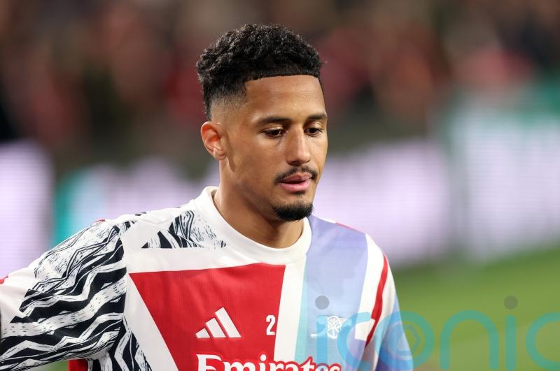 William Saliba and Gabriel Martinelli to miss Arsenal’s Carabao Cup tie