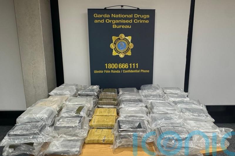 Suspected cocaine with estimated eight million euros seized in Co Laois
