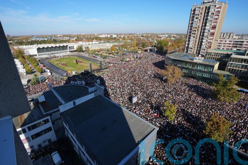 Protests as Serbia marks anniversary of tragedy that killed 16