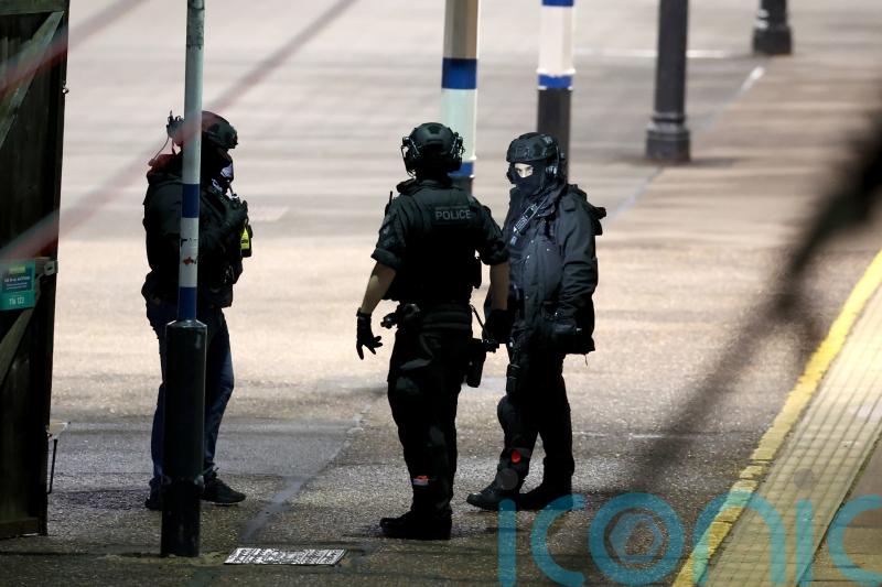 Nine suffer life-threatening injuries as terror police probe train stabbing