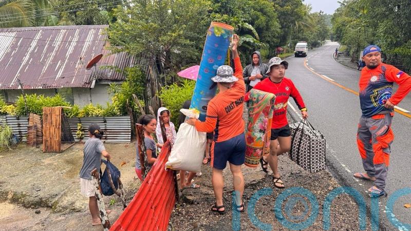 Tens of thousands of people evacuated as typhoon approaches Philippines