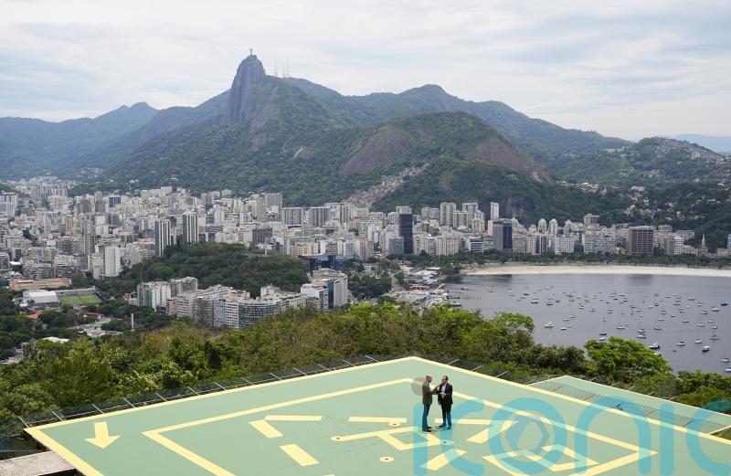 William given keys to the city in Rio de Janiero welcome ceremony