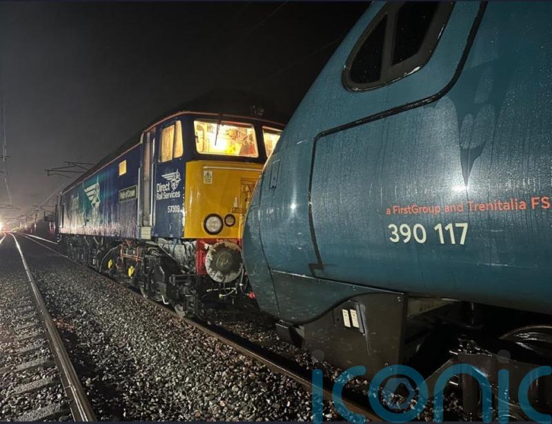 Engineers move derailed Avanti West Coast train