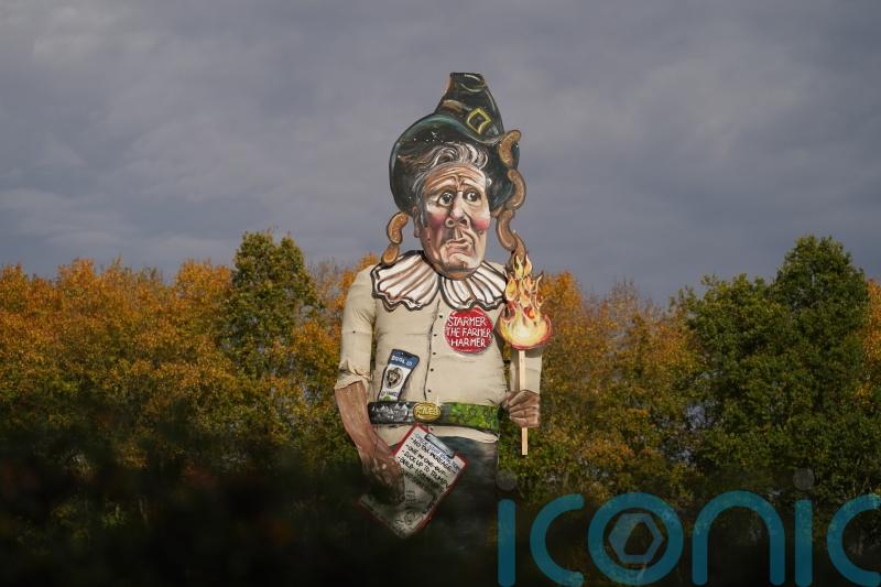 11-metre effigy of Keir Starmer unveiled for bonfire celebrations