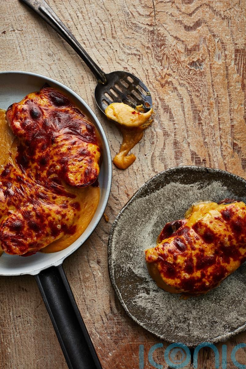 James Martin’s Welsh rarebit with bacon and chutney