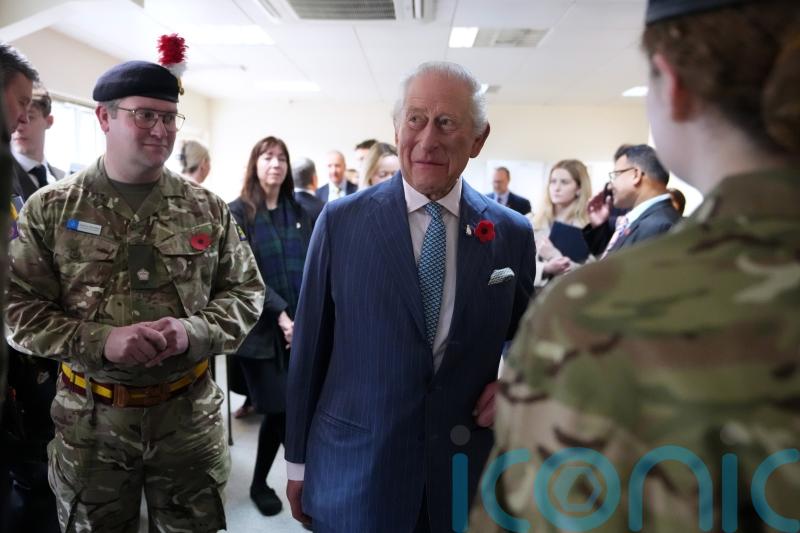 Charles meets armed forces veterans at tailored healthcare programme