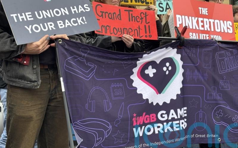 Dozens join rally calling for Rockstar Games to reinstate sacked workers