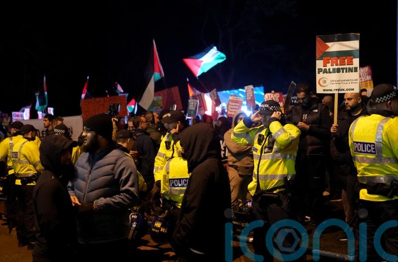 Aston Villa-Maccabi Tel Aviv protests: Police arrest 11 in Villa Park area
