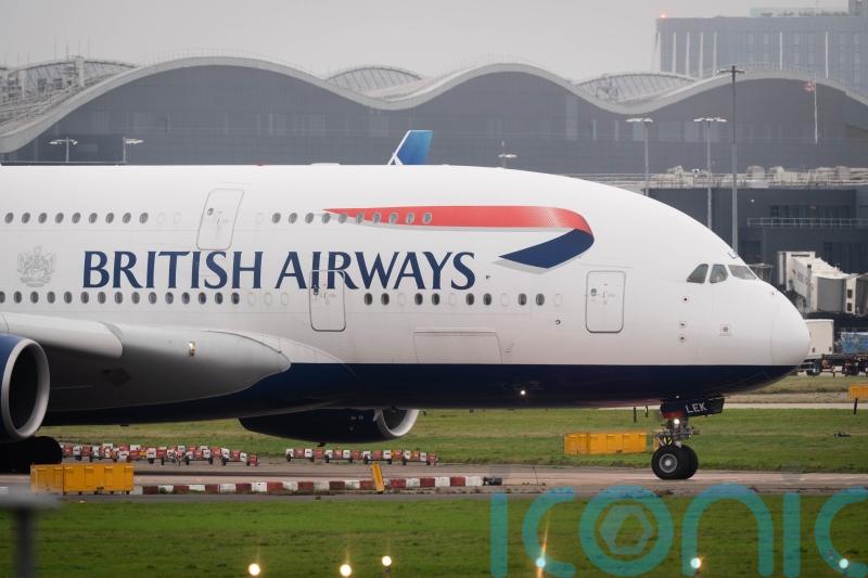 Shares in British Airways’ owner IAG drop 10% after fall in US demand