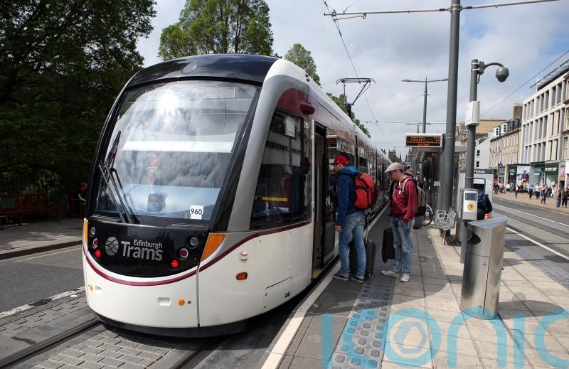 Man taken to hospital following Edinburgh tram incident