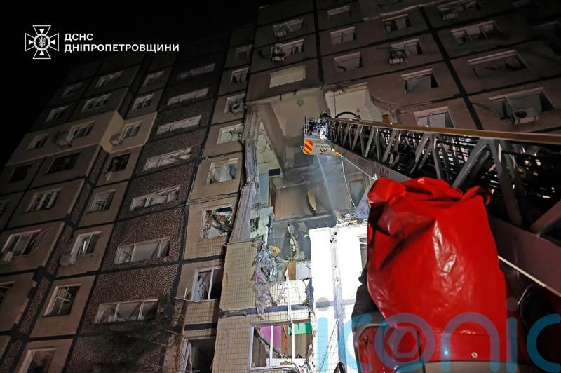Russian drone strike on Ukraine tower block kills three