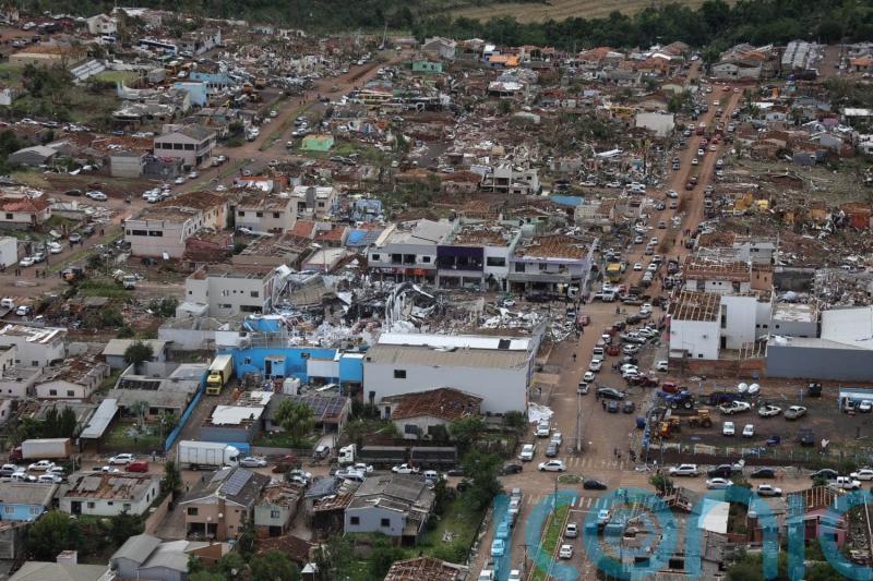 Powerful tornado in Brazil kills six people and injures hundreds more