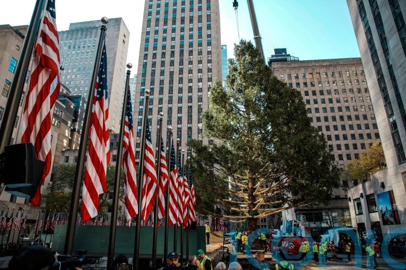 Rockefeller Centre Christmas tree’s arrival kicks off holiday season in New York