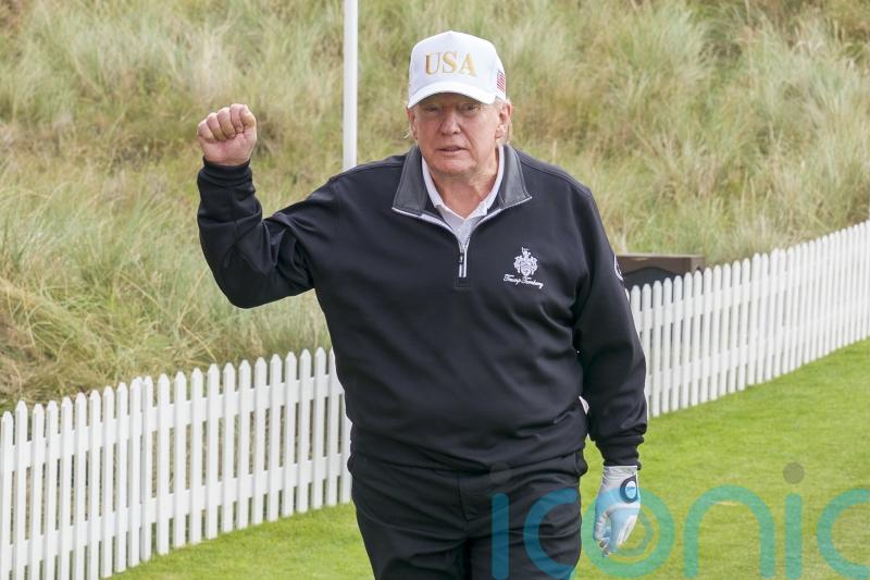 Donald Trump a ‘little busy’ to attend his granddaughter’s LPGA Tour debut