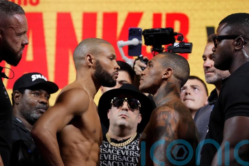 Chris Eubank Jr lighter than rival Conor Benn after making weight for rematch