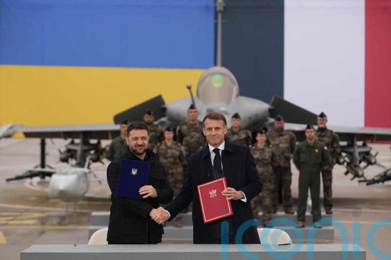Ukraine signs letter of intent to buy up to 100 Rafale warplanes from France