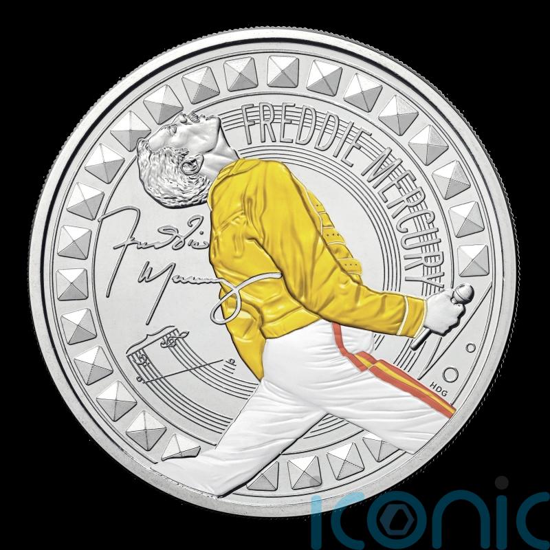 Freddie Mercury celebrated on Royal Mint collectable coins