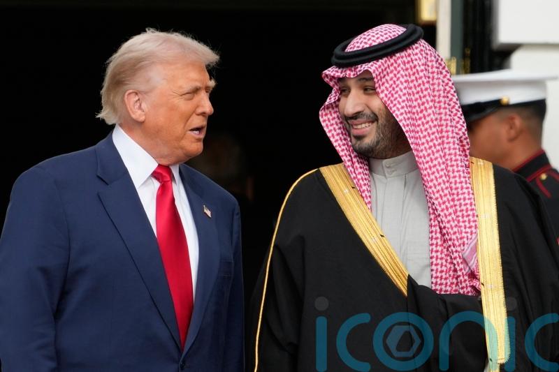 Trump welcomes Saudi crown prince to the White House