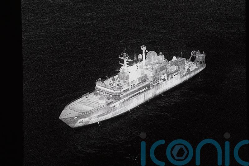 Russian spy ship directed lasers at UK military pilots, Defence Secretary says