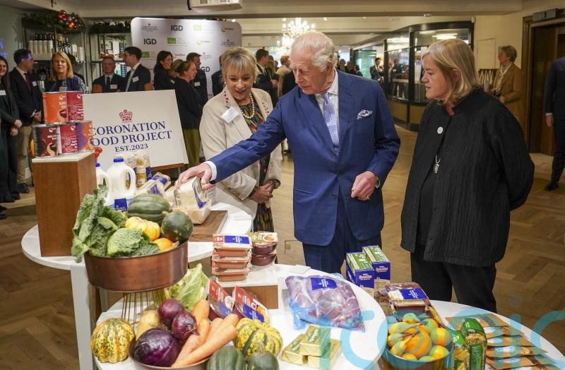 King marks second anniversary of project which stops food going to waste
