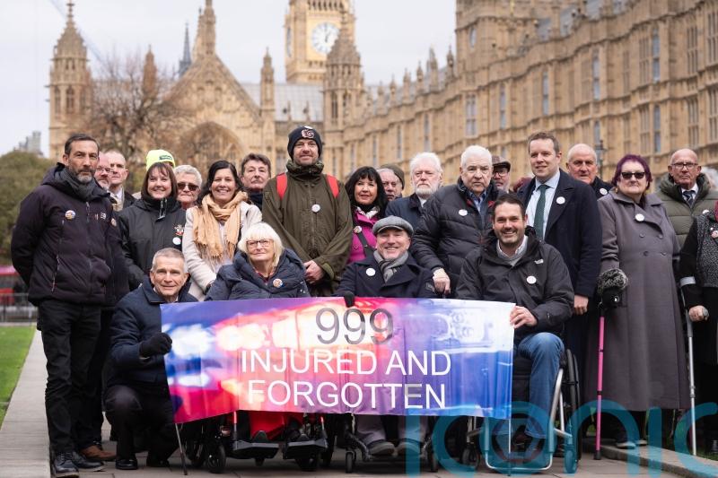 ‘We feel discarded’, say injured ex-police officers in call for recognition