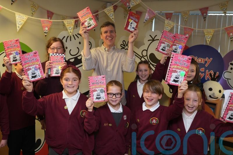 Diary Of A Wimpy Kid author surprises pupils with primary school visit