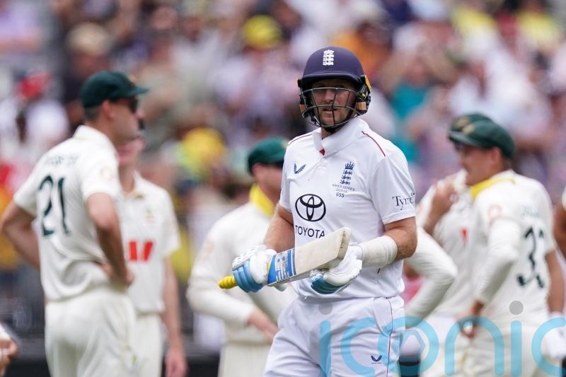 England skittled once again as first Ashes Test motors towards early finish