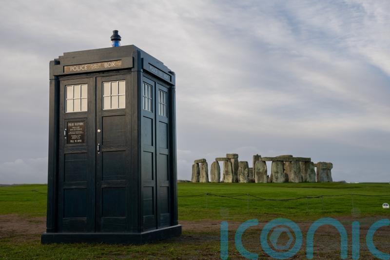 Tardis arrives at Stonehenge to mark Doctor Who Day