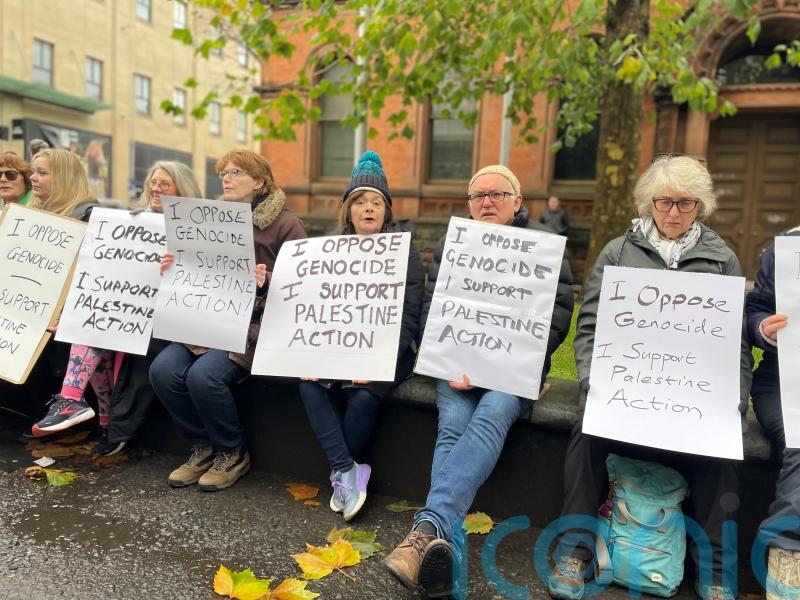 Police to review evidence gathered at Palestine Action protests in NI