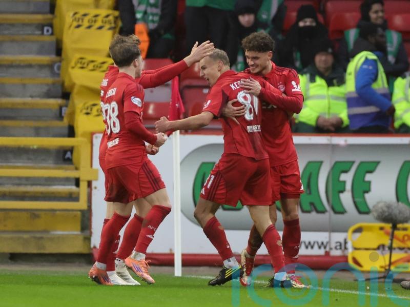 Superb Topi Keskinen strike guides Aberdeen to victory over leaders Hearts