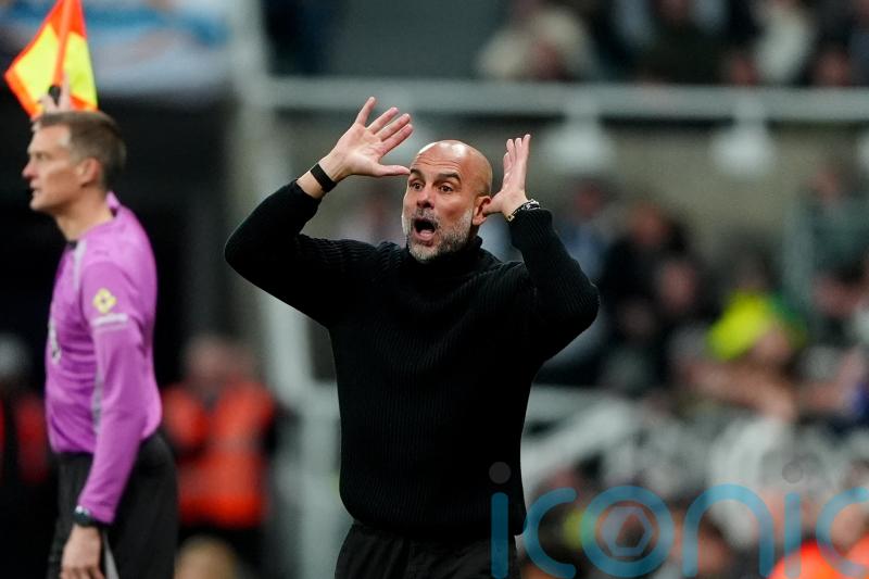 Pep Guardiola ’embarrassed and ashamed’ of cameraman confrontation at Newcastle