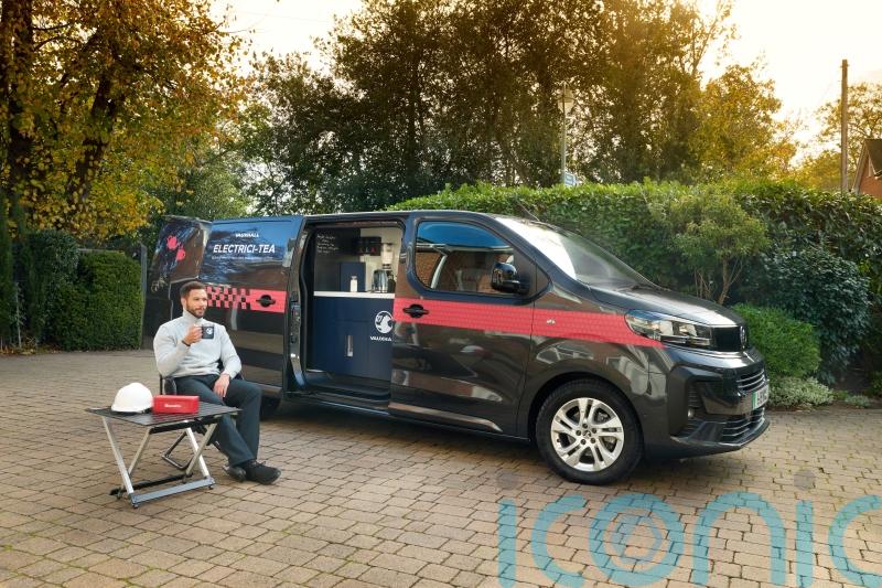 Vauxhall creates one-off tea-making Vivaro Electrici-Tea van