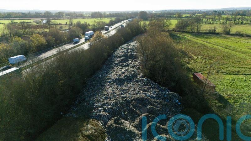 Man arrested by team investigating huge illegal waste tip in Kidlington