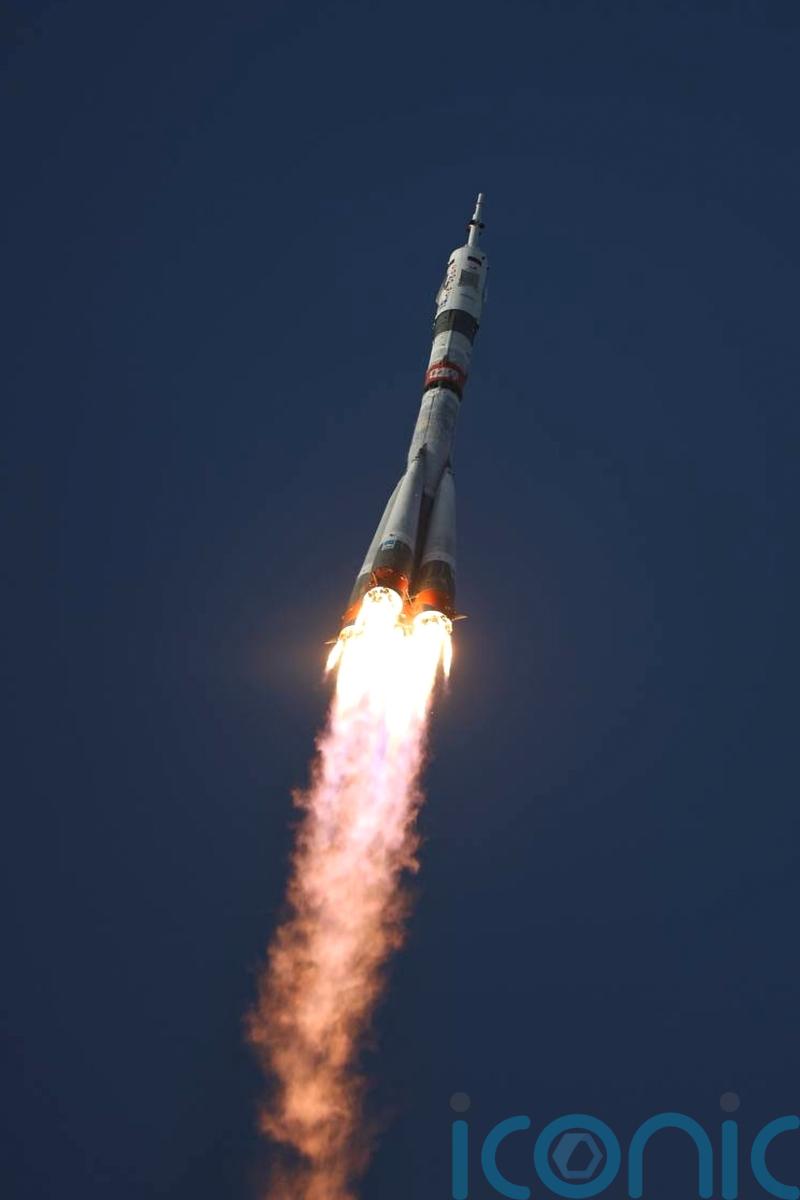 US-Russian crew blasts off for International Space Station