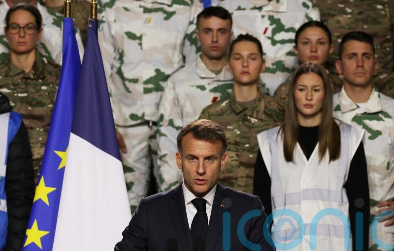 Macron unveils new French voluntary military service for 18 and 19-year-olds