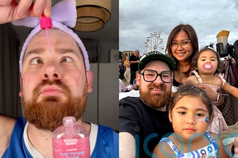 Sports car engineer finds internet fame with skincare reviews after secretly trying his wife’s products in the bathroom