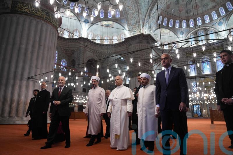 Pope visits famous Blue Mosque ahead of meeting Turkey’s religious leaders