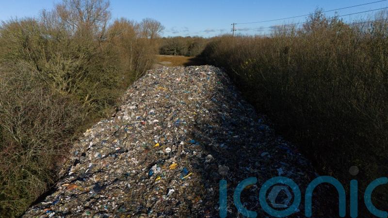 No timeline yet for clearing illegal waste mountain, Environment Agency says